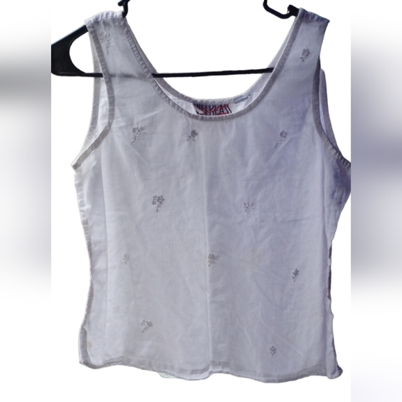 Top Soirée Noir Transparent Brodé – Fond Chair – Taille XL – Neuf Sans Étiquettes